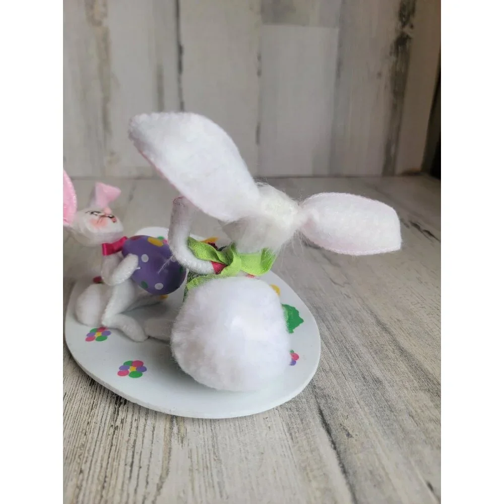 Annalee Easter egg painting bunny‎ Pals spring decor